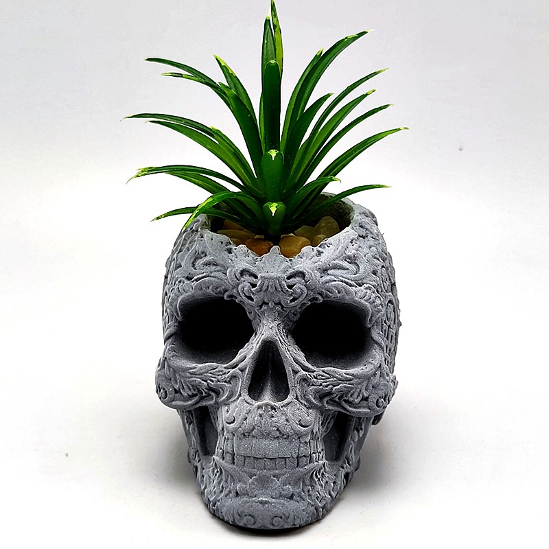 Premium Exquisite Skull Vase S - Florist Supply Vases recension och pris