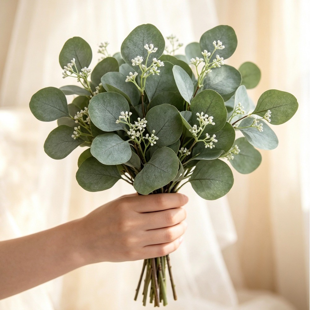 1/3Pcs Artificial Eucalyptus B - Florist Supply Bulk recension och pris