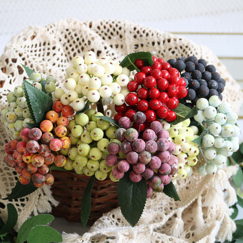 1Pcs Artificial Berry Stem Flo - Florist Supply Bulk recension och pris