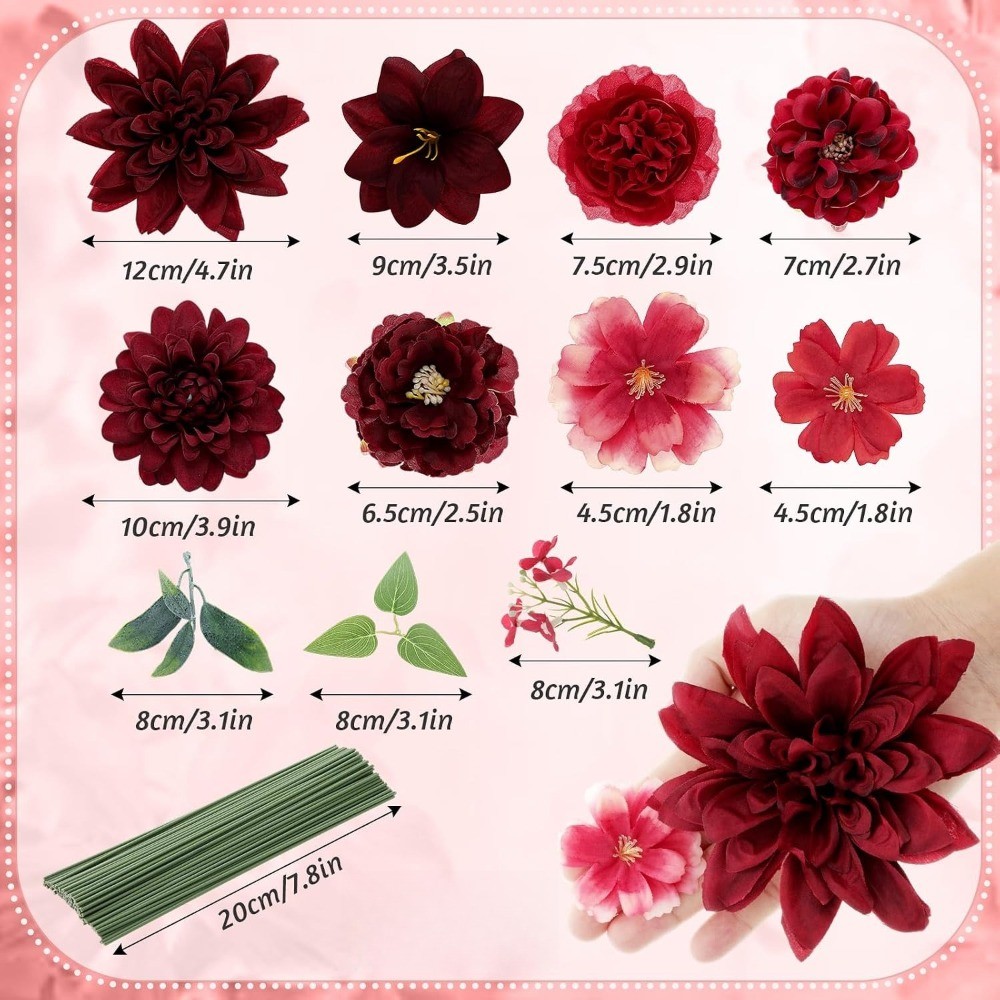 32Pcs Christmas Decoration Red - Florist Supply Bulk recension och pris